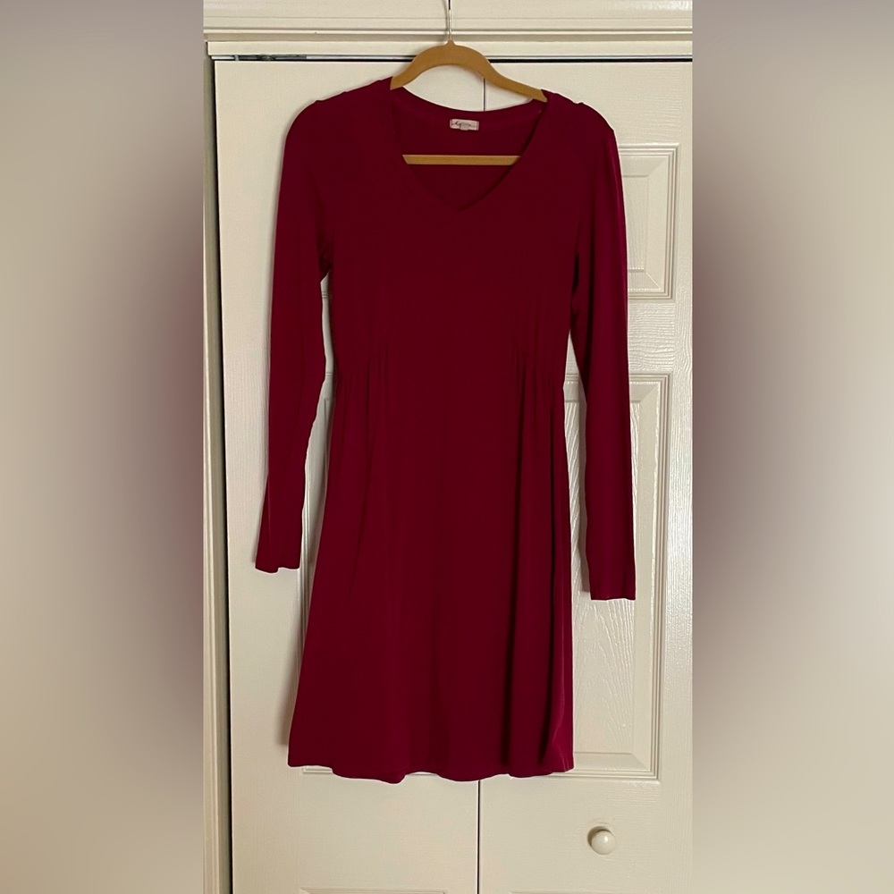 Mod-o-doc Dress in Wine, Size S